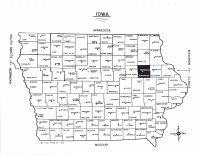 Iowa State Map, Buchanan County 1988